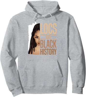 #ad #ad Locs Are Black History African American Month Lover Unisex Hooded Sweatshirt $28.99