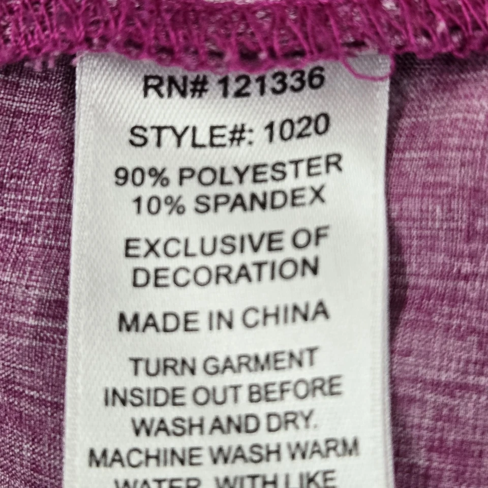 Blusa esfoliante feminina Koi Basics XS rosa PO#WH95142 manga curta - Imagem 3 de 4