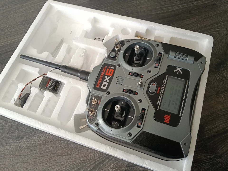 SPEKTRUM DX6 DX6i controller transmitter RC RADIO plane helicopter set DSMX DSM2 - Image 3 of 4