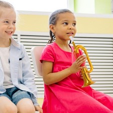 Bugle Stage Performance Prop Trumpet Bugle Horn Instruments Educational Toy For