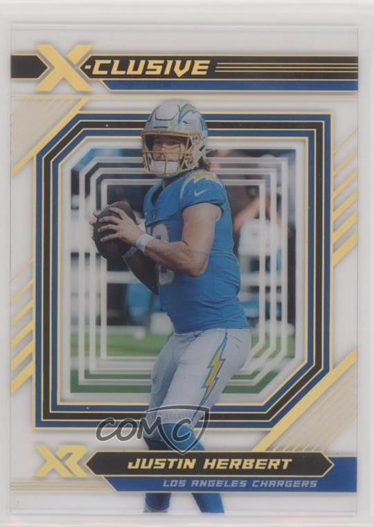 2022 Panini XR X-Clusive Justin Herbert #XC-6 0q84