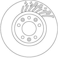 2X TRW Bremsscheiben 283Mm BelÜFtet Vorne Passend FÜR CitroËN Berlingo C4 Grand