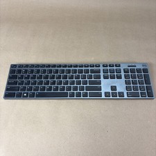 Dell WK717 Premier Wireless Bluetooth Gray Keyboard No Dongle Tested Works