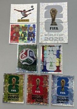 Panini WM 2026 - 2 Glitzersticker vom Intro a...