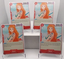 Nami Playset - OP01-016 x4 - Learn Together Reprint - One Piece TCG - English