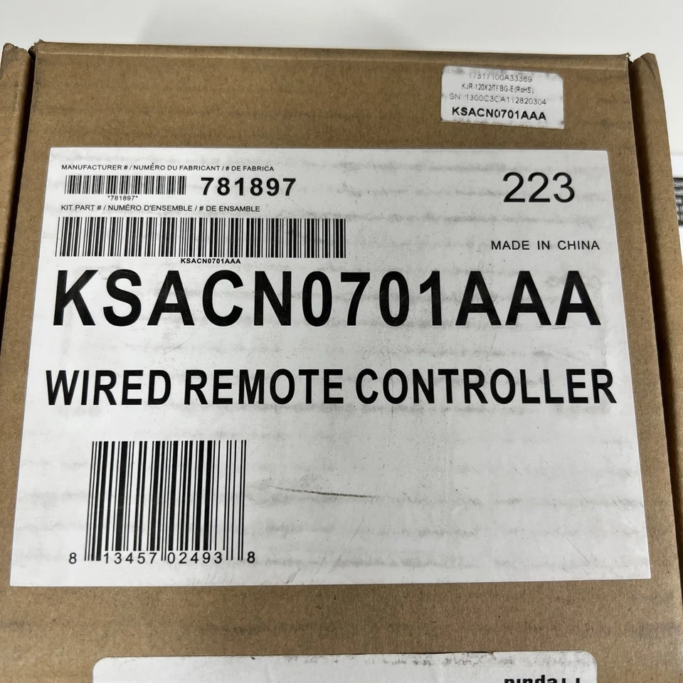 Carrier KSACN0701AAA Wired Controller Programmable for Mini Split Systems NEW - Image 2 of 4