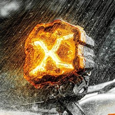 Off Road Driving Light LED Pods Amber/White Pair