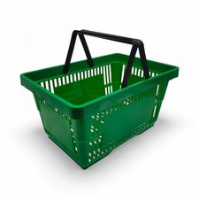 New Plastic Shopping Basket with handles  Plastic Shopping Basket - 21L And 28L
