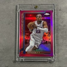 2025-26 Topps Chrome Oshae Brissett Basketball Magenta Refractor /399 76ers