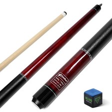 Pool Cue, 58 Inch 2-Piece Pool Sticks for Adults, House Bar Billiard Cue Stic...