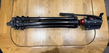 Manfrotto 755XBK Tripod with MVH500AH Fluid Head Excellent Condition with Case