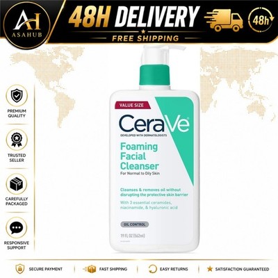 CeraVe Foaming Facial Cleanser Face Wash Oily Skin 19 fl oz