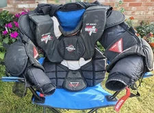 VAUGHN VISION VP 5500 ice hockey GOALIE CHEST PROTECTOR Large Good Cond