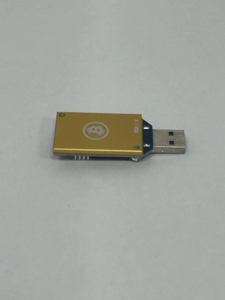 ASIC Miner Block Erupter Bitcoin Miner USB 333 MH/s Color Gold NOT TESTED - Image 2 of 3