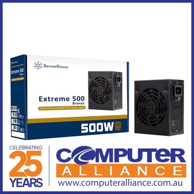 500 Watt Silverstone EX500-B 80 PLUS Bronze SFX Power Supply - image 1 of 2