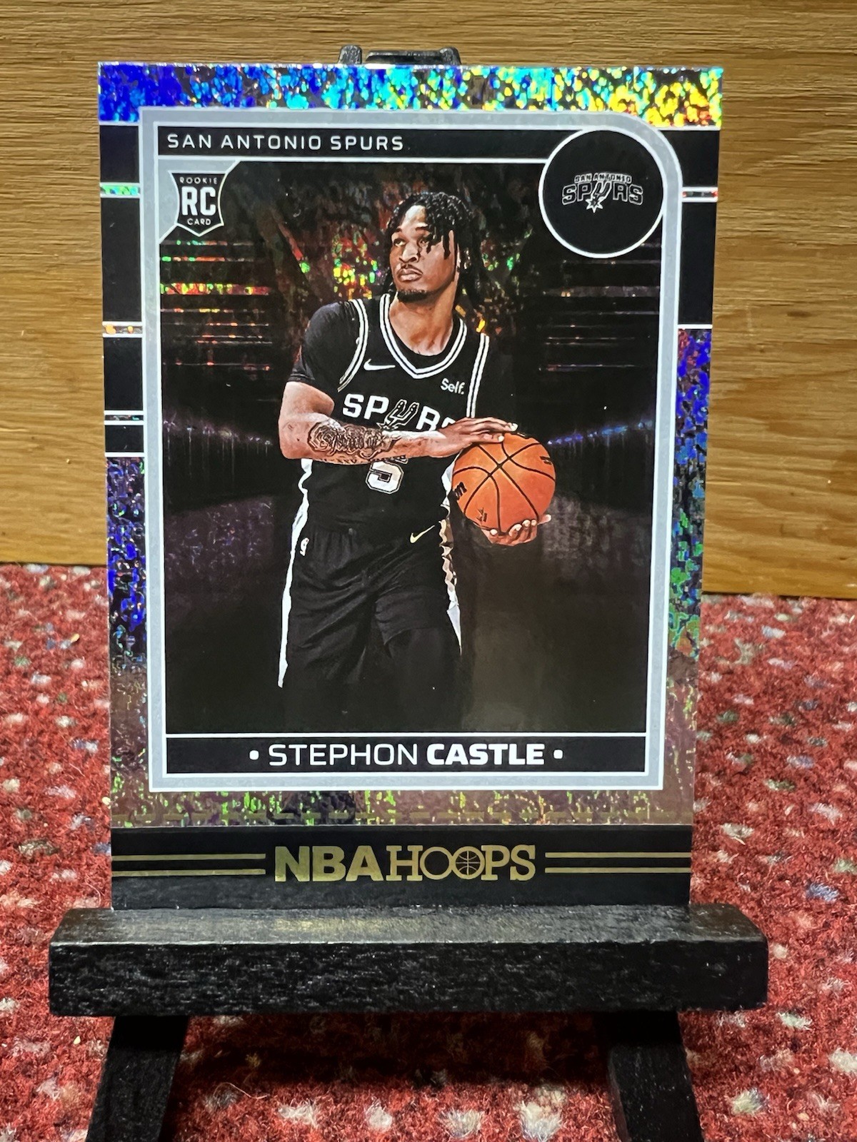 2024-25 Panini NBA Hoops Rookies Texture Stephon Castle #234 Rookie RC