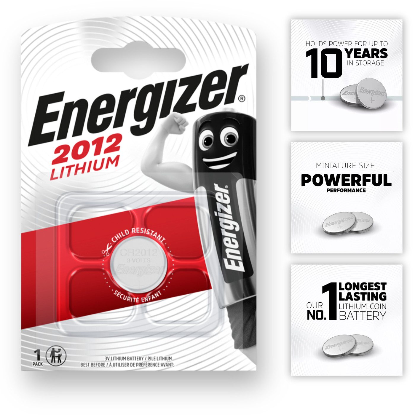 ENERGIZER CR2012 Lithium Battery 3V Coin Cell Button Longest expiry - Image 5