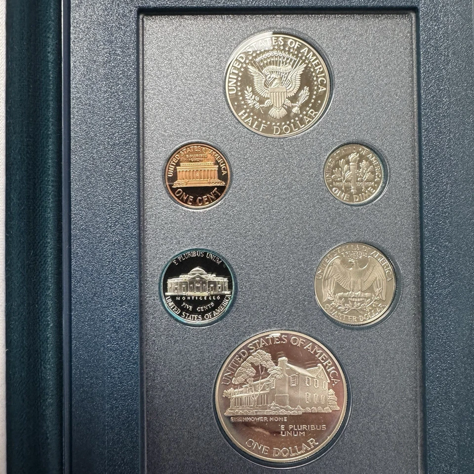 1990 US Prestige Proof Set 90% Silver Dollar (12971) - Image 2 of 4