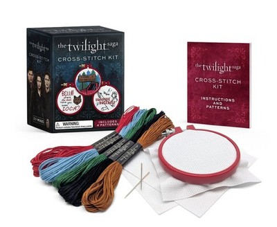 the Twilight saga Cross-Stitch All-In-One Kit with Book & 4 Patterns NEW SEALED
