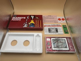 Nintendo Game & Watch MARIO'S CEMENT FACTORY ML-02 1983 New Old Stock