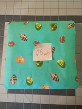OOP RARE Tula Pink Zuma Turquoise Shells 2.5 Yards Cotton Fabric 44" wide