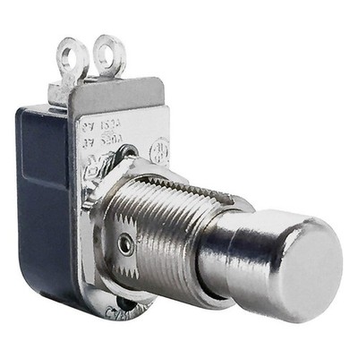 CARLING TECHNOLOGIES 110-SP MiniaturePushButtnSwitch,Nickel,SPST 1X692
