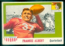 1955 TOPPS ALL AMERICAN #67 FRANKIE ALBERT EX