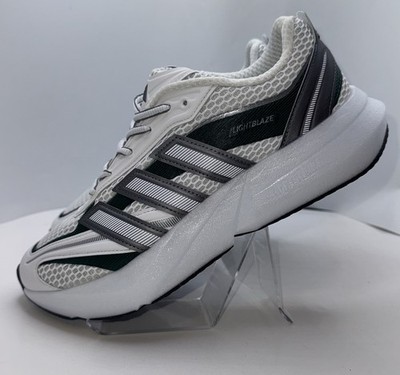 Adidas Lightblaze Glow JQ7182 Men s Size 8.5 Sneakers White Silver Green