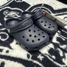 crocs navy blue C7 Fast Shipping