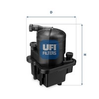 Kraftstofffilter UFI 24.087.00 Filtereinsatz FüR CR0 Renault BR0 Clio Modus KR0