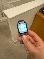 Apple Watch Series 5 44mm Silver Aluminum Case with White Sport Band GPS ...