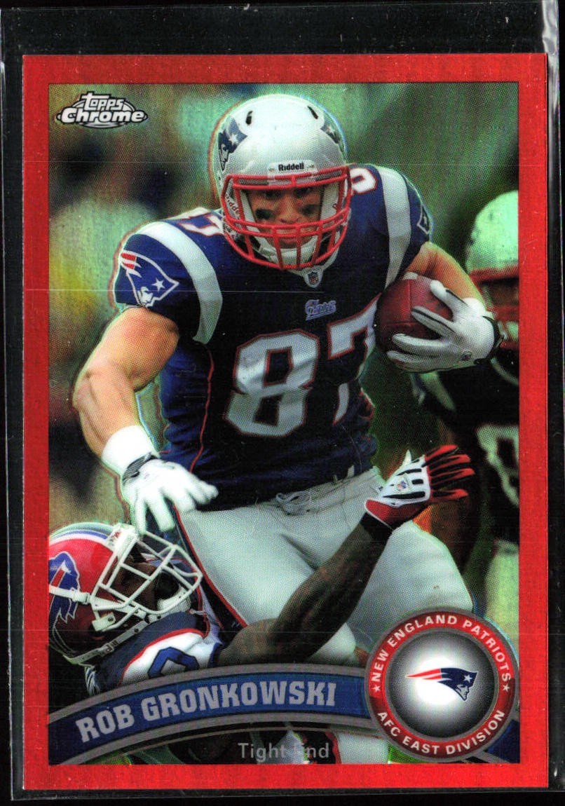 2011 Topps Chrome - Rob Gronkowski #132 Orange Refractor 2nd Year..