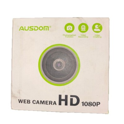 Ausdom HD Webcam 1080P with Microphone USB b Camera OBS (Black)