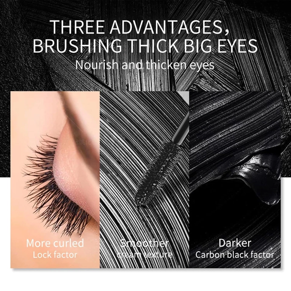 "SALE" 4D Silk Fibers Lashes Mascara,Waterproof Smudge-proof Exquisitely Full, - Image 4 of 4