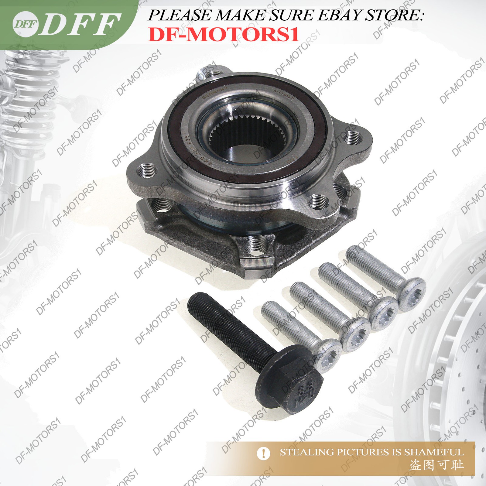 4M0498625G FAG 2x Front Rear Wheel Hub Bearing Assembly OEM For Audi Q5 quattro