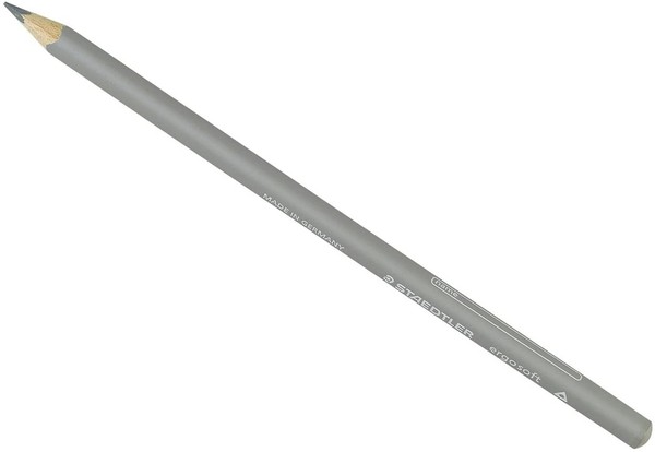 Staedtler Dreikant-Buntstift Ergosoft, Dreieckig, Hellgrau FSC 100%,-image
