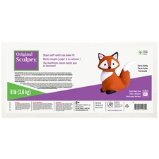 Original Sculpey Clay: Terra Cotta - 8 lb - Polymer Oven Bake Clay, Non-Toxic