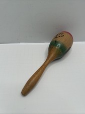 Maraca Puerto Rico Percussion Instrument Hand Rumba Shaker Vintage