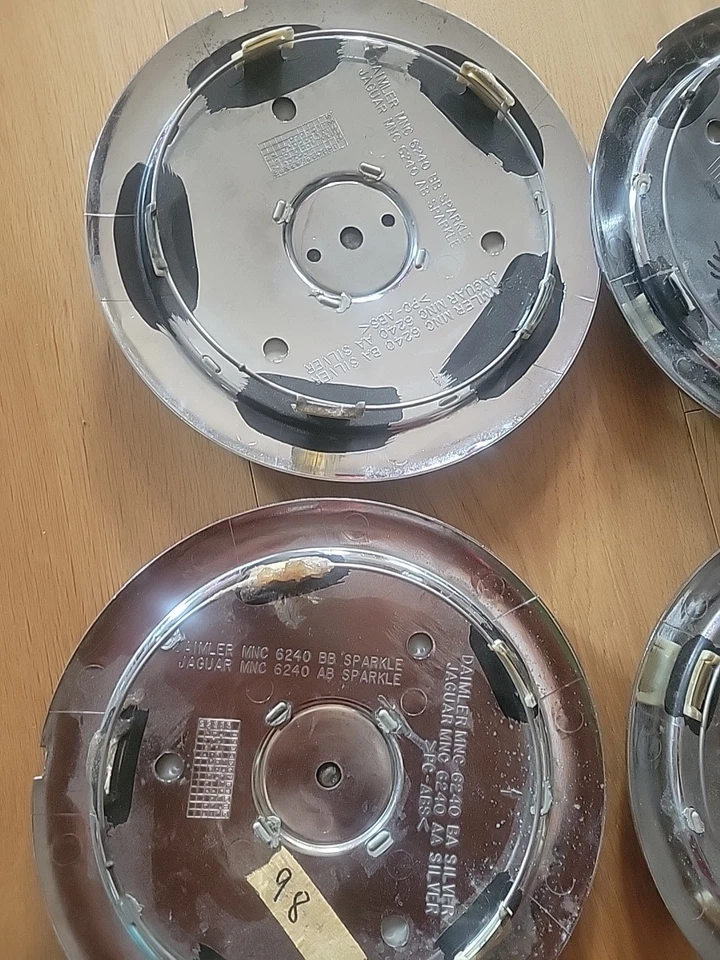 4x Tapacubos/Cubiertas de rueda JAGUAR XJ8 98-03 Foto 3 de 4