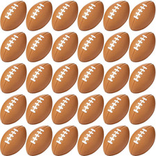 50 Pack Mini Foam Footballs 2.17in Sports Stress Balls Party Favor Bulk Kids Fun