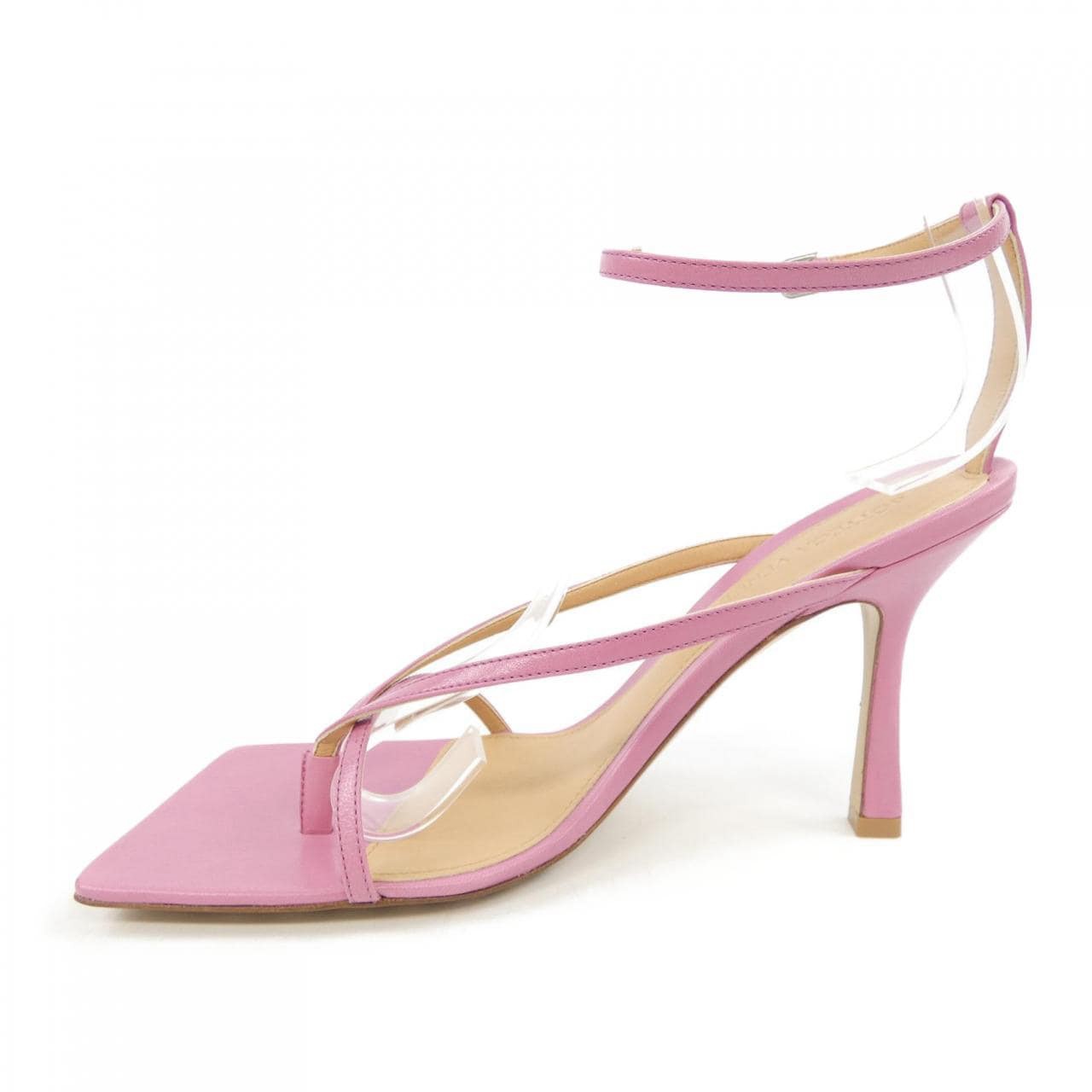 BOTTEGA VENETA Sandals Women's Size 37.5 Pink Leather thumbnail 2