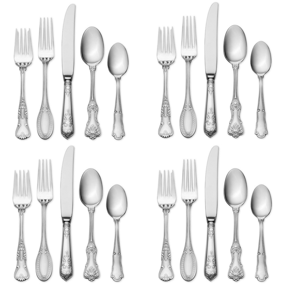 Wallace Hotel Luxe 18/10 Stainless Steel 20pc. Flatware Set (Service for Four)