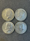 1969 Kennedy Half Dollars 40% Silver Set Of 4 - Great coins for collecting