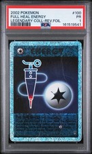 Full Heal Energy Legendary Collection Reverse Holo 100/110 PSA 1 on eBay