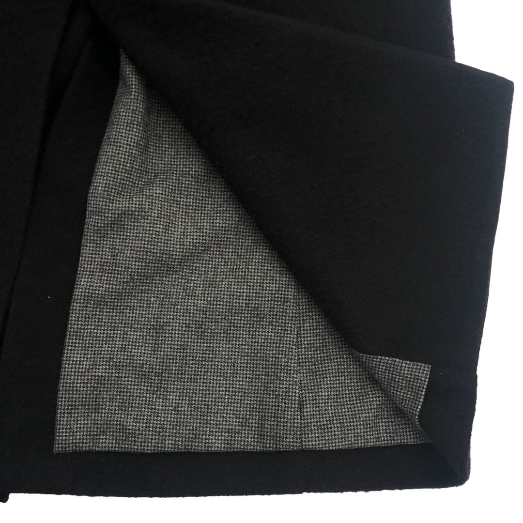 DEVOA Devore Wool Cashmere Stand Collar Coat Blac… - image 6