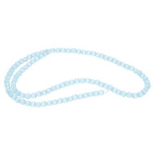 98pcs Pale Blue Cat's Eye Stone Beads 4mm Round Crystal Loose Bead