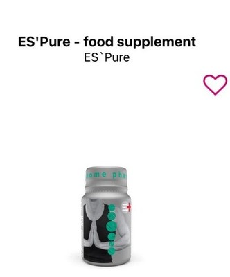 Essens Es pure Nahrungsergänzungsmittel enthält 30 Kapseln pro Tube Neu