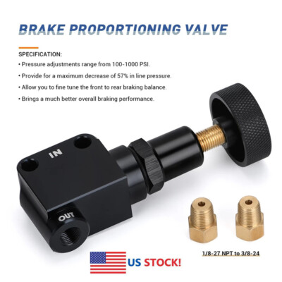 Brake Proportioning Valve 260-8419 Adjustable Bias Front to Rear For Wilwood -US