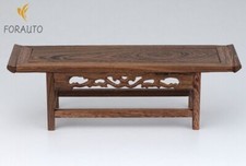 Long Wenge Wood Display Stand Rack Shelf Vase Bonsai Buddha Statue Base Decor