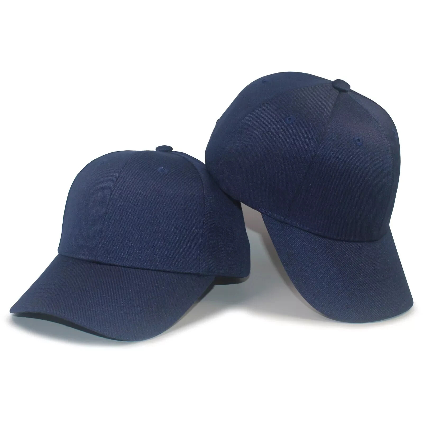 Unisex Adjustable Plain Baseball Cap for Adults - Summer Sports Sun Hat-image